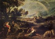 Peter Paul Rubens Landscape iwth a Rainbow Germany oil painting artist